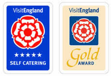 Visit England Gold Award and 5 Star Self Catering