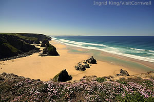 Bedruthan Steps and Beach