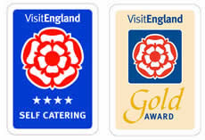 Visit England Gold Award and 4 Star Self Catering