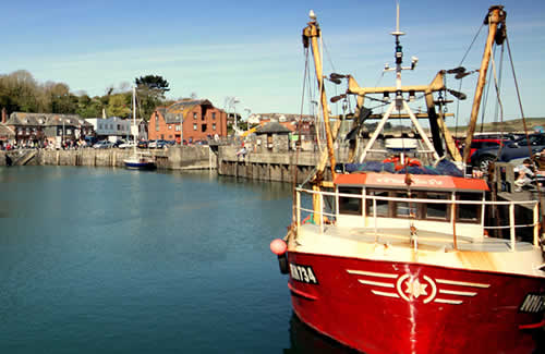 The harbour at Padstow, North Cornwall